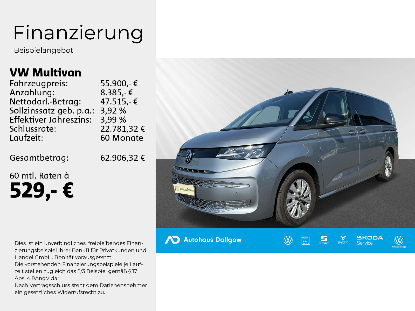 T7 Multivan Langversion 2.0 TDI Autom.+LED+PDC++