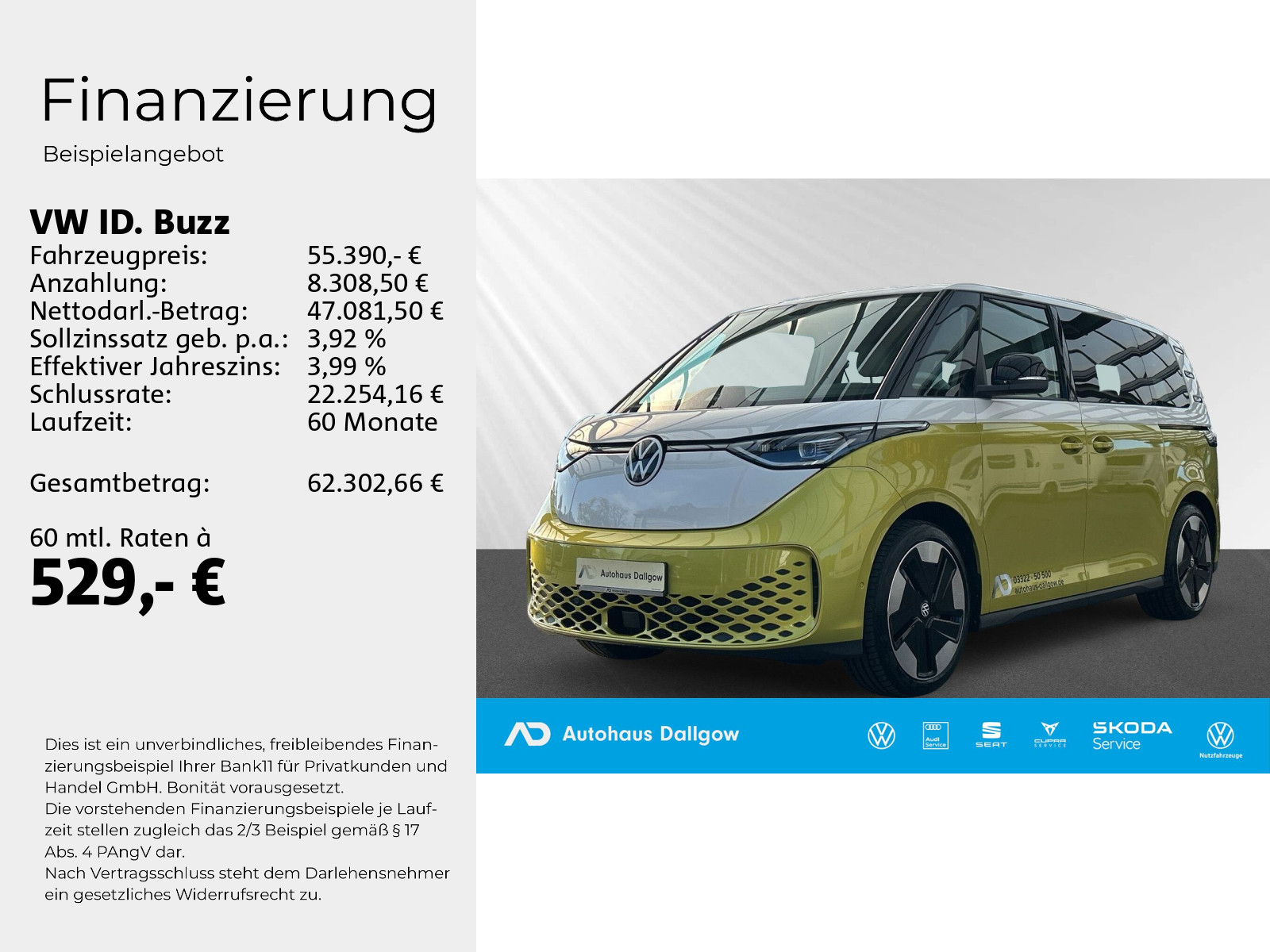 ID.Buzz Pro 150 kW (204 PS) ACC+ RFK+ LED+ Navi+