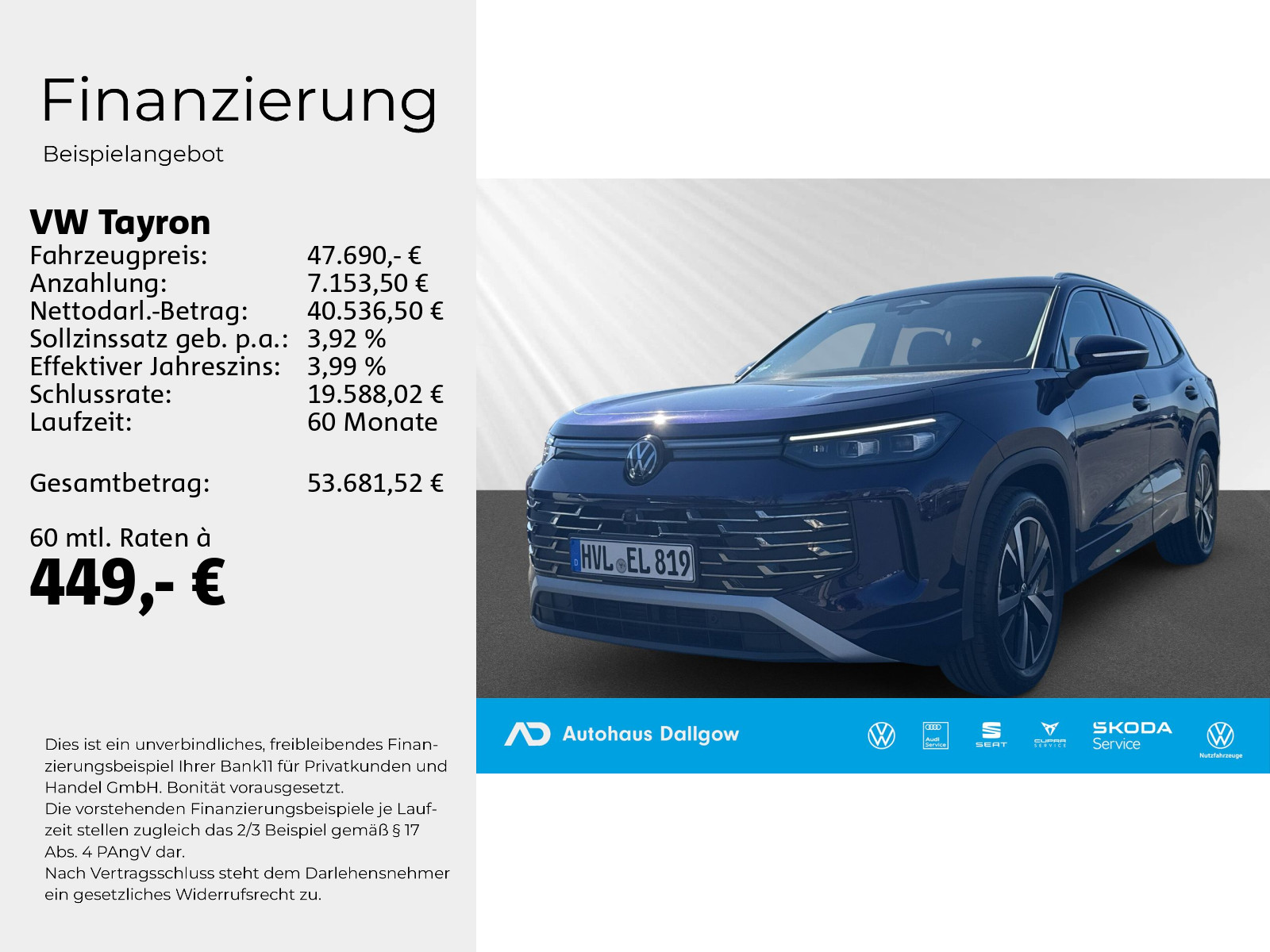 Tayron Elegance 1,5 l eTSI (150 PS) DSG+LED+PDC+