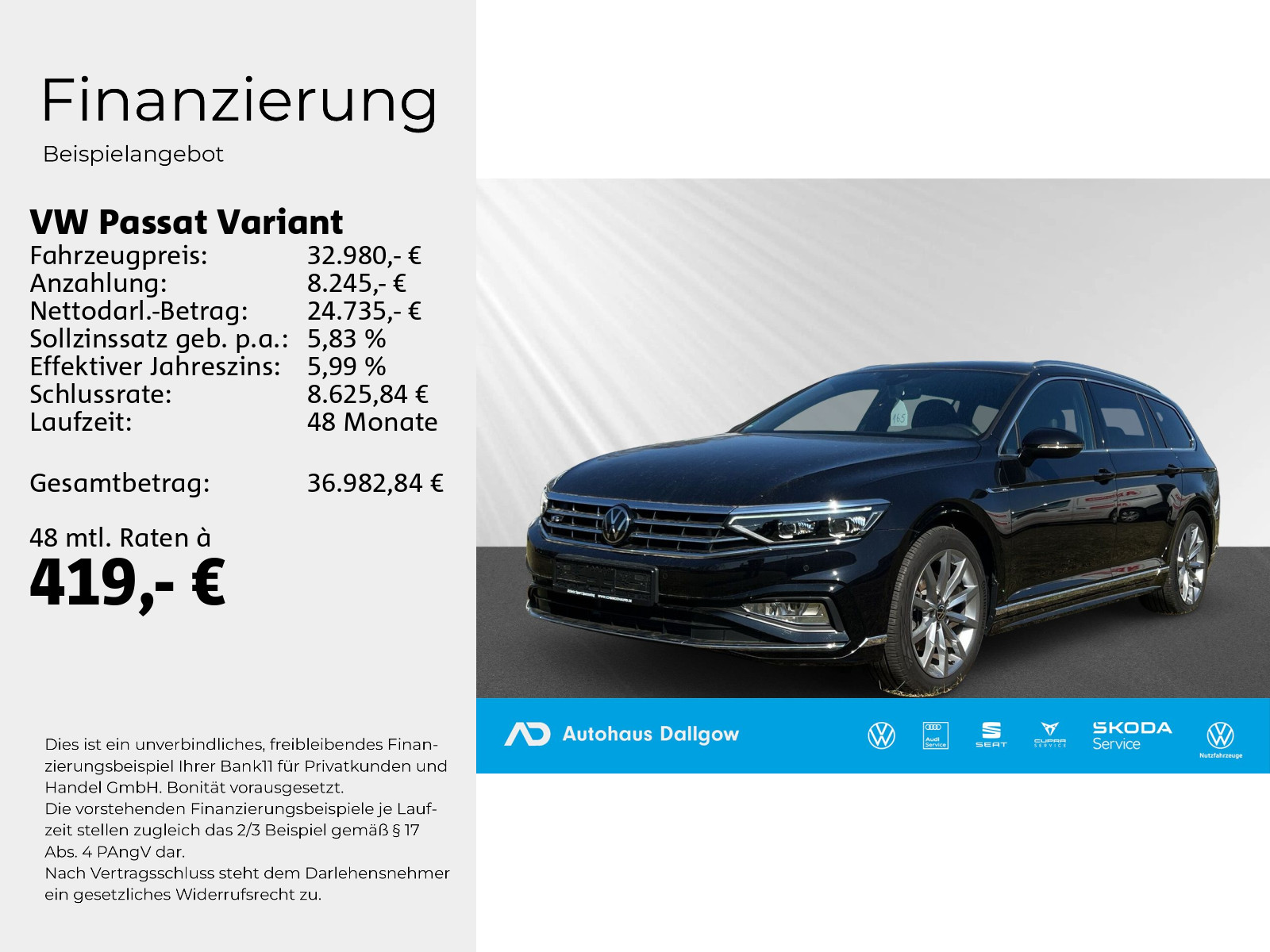 Passat Variant Elegance 1.5 TSI DSG LED+ACC+PDC+