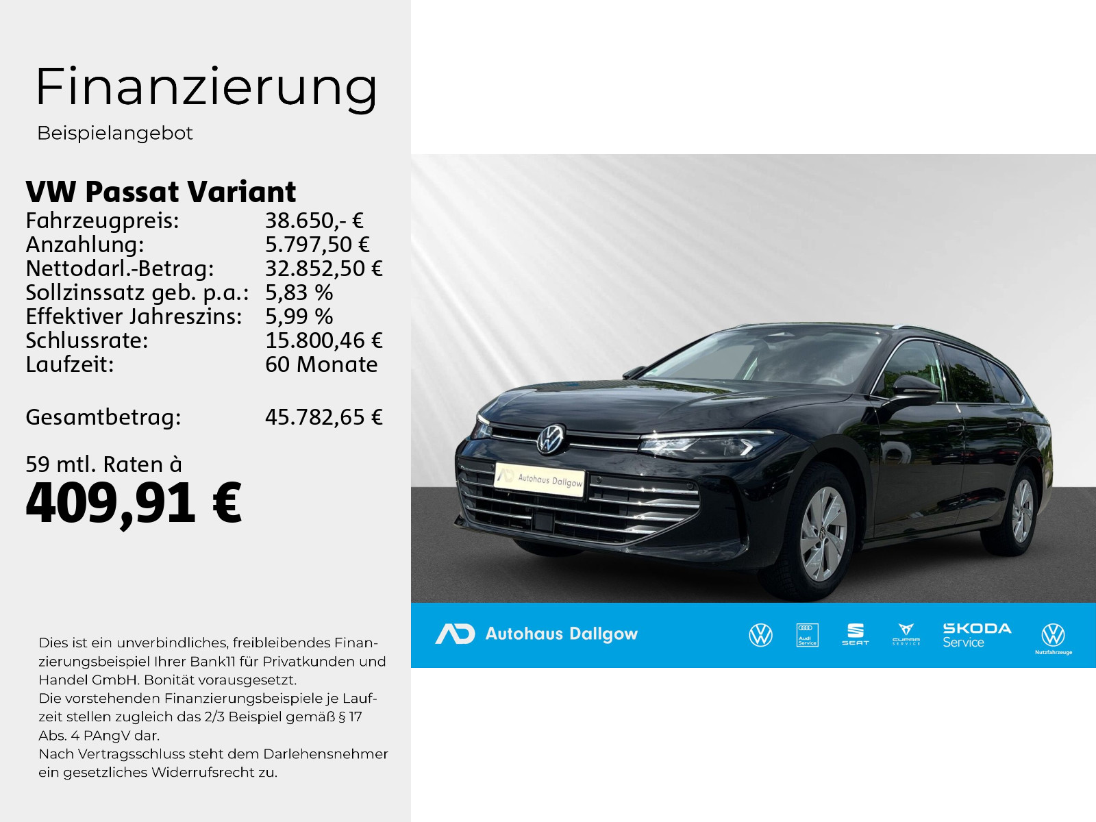Passat Variant Business 1,5l eTSi 150PS*NEU MOD.