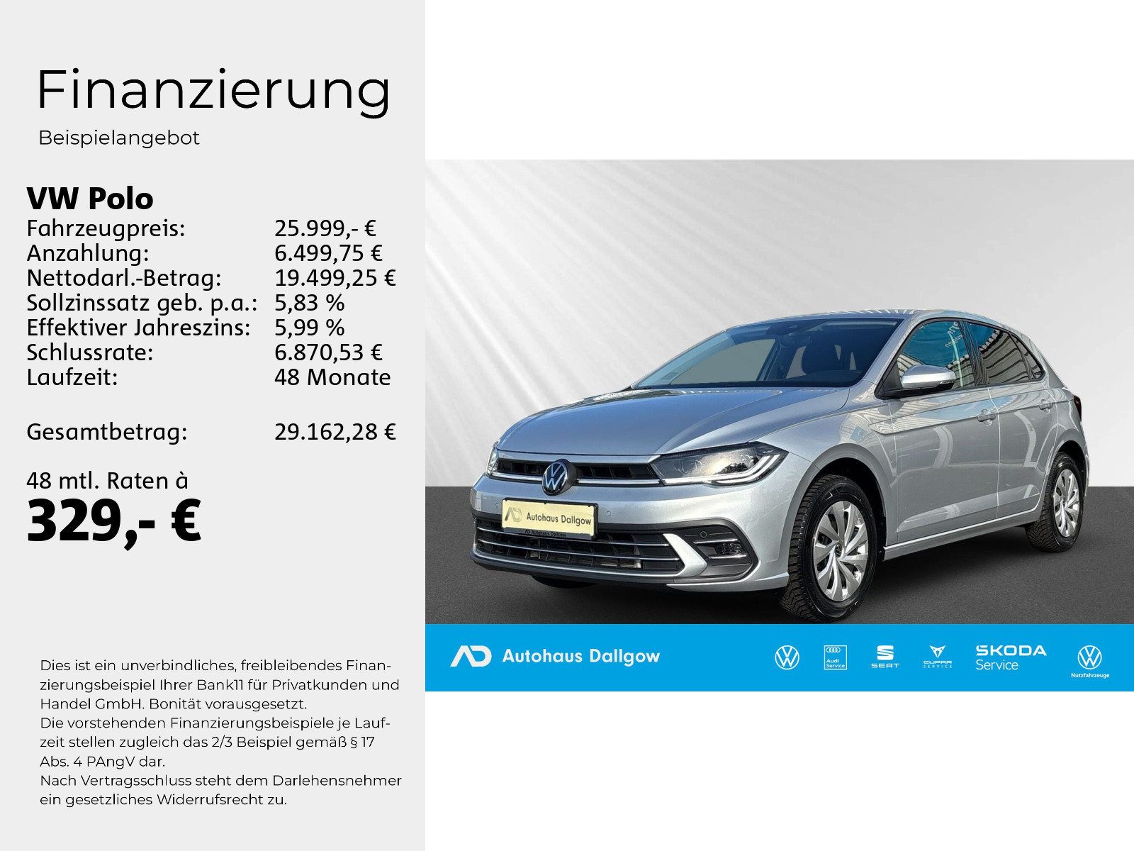 Polo Style 1.0l 116PS*DSG AlarmWifi+Nav+RFK+WiRä