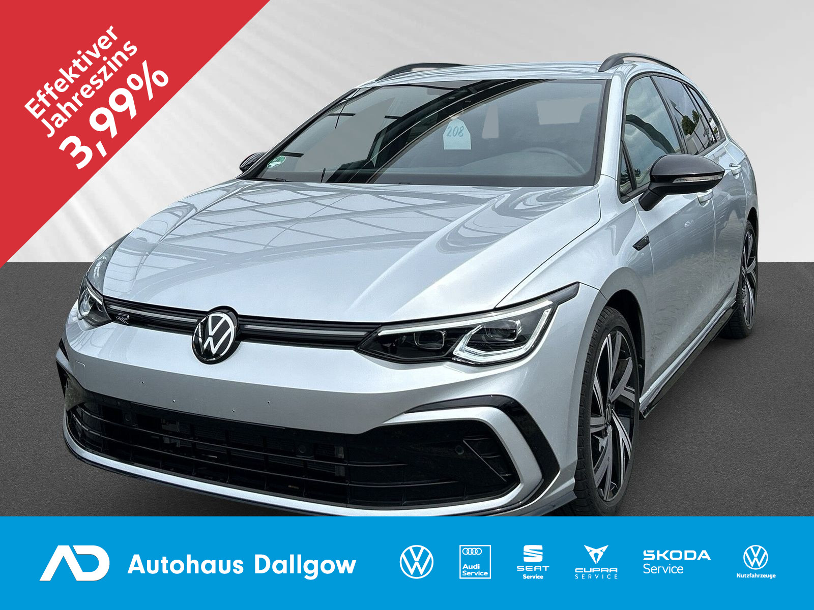 Golf Variant R-Line 1,5l eTSI 130PS DSG+LED+PDC+