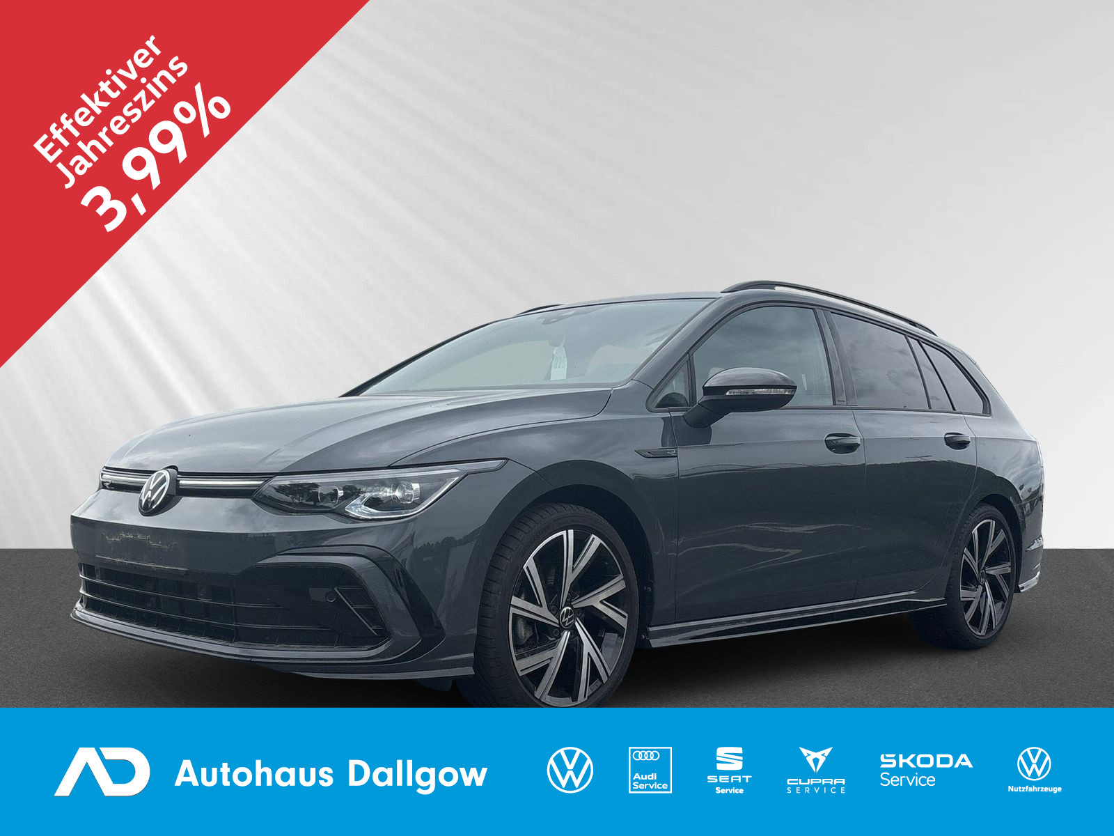 Golf Variant R-Line 1.5 l eTSI 130PS DSG+LED+PDC