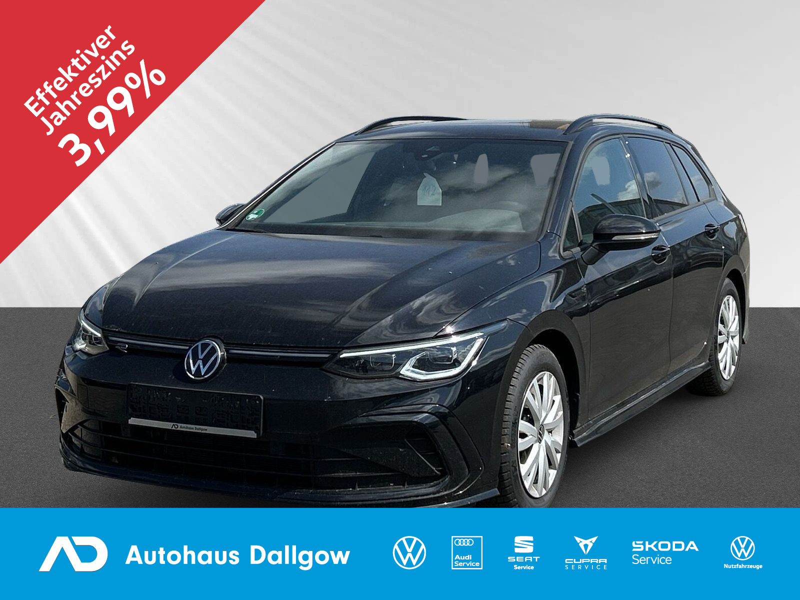 Golf Variant R-Line 1,5 eTSI 130PS DSG+LED+Navi+