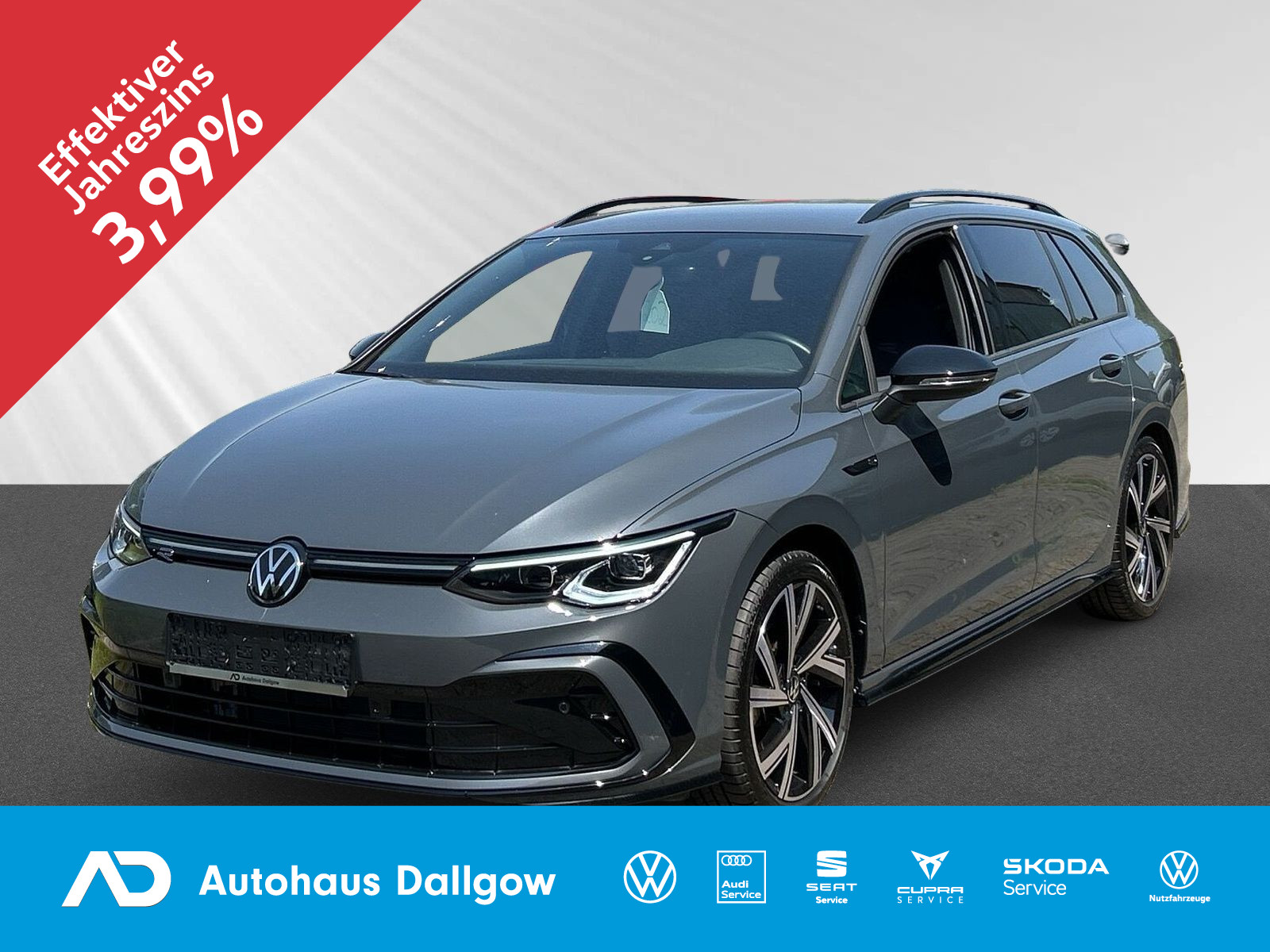Golf Variant R-Line 1,5l eTSI 130PS DSG+LED+Navi