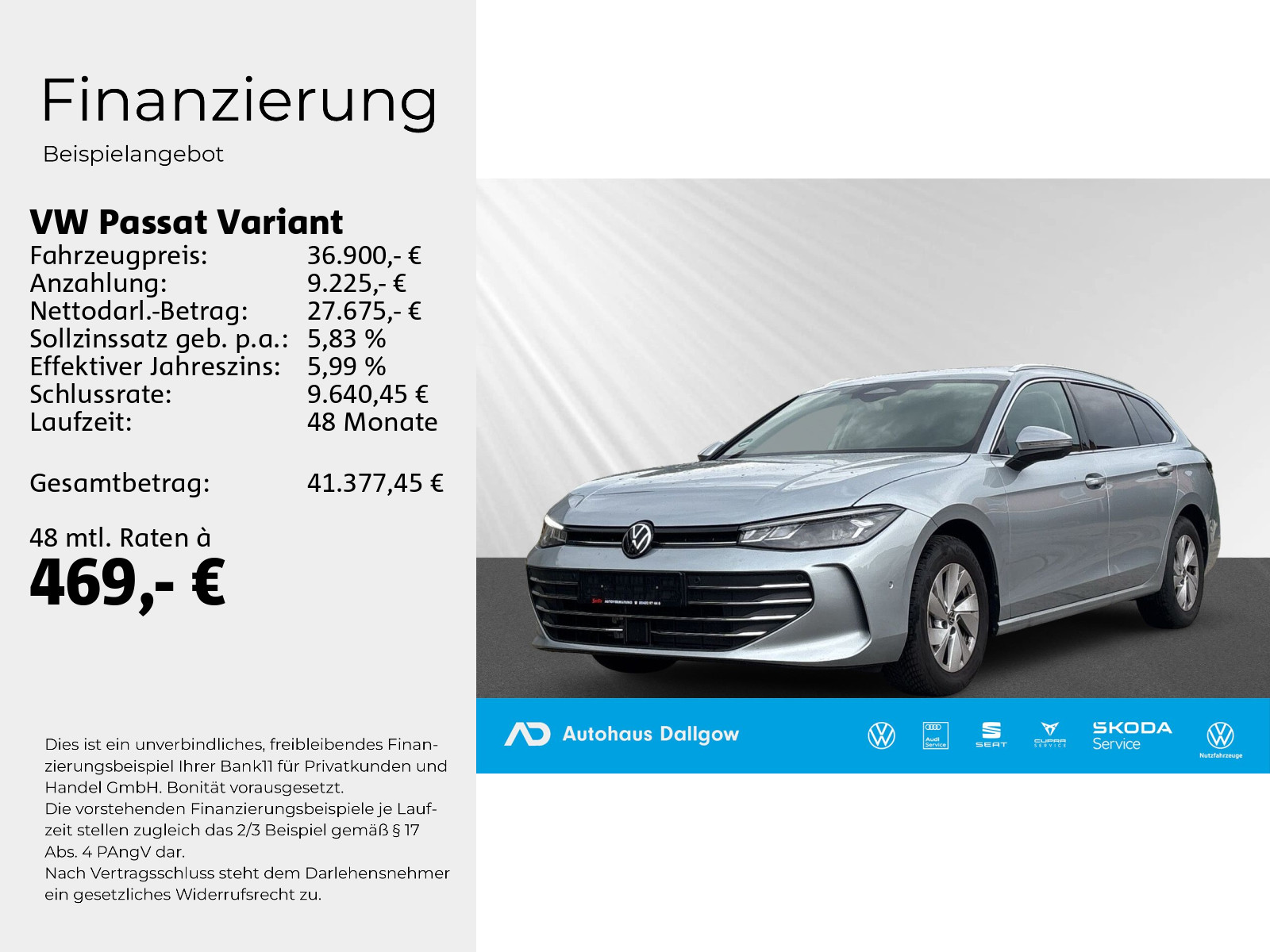 Passat Variant Business 1,5l eTSi 150PS*NEU MOD.