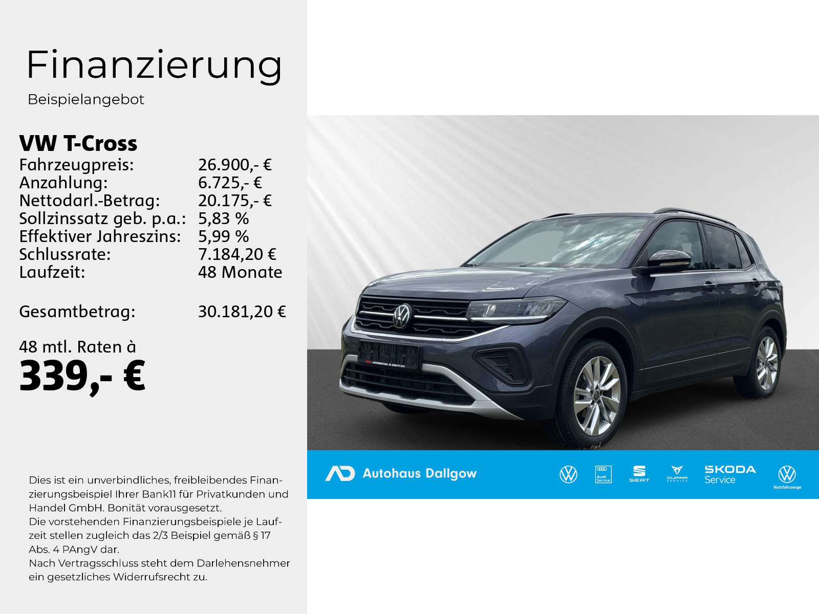 T-Cross 1.0 TSI Goal