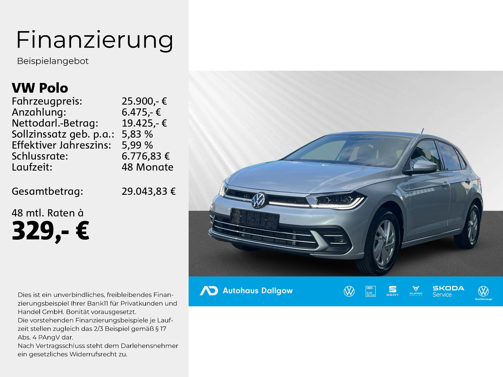 Polo Style 1.0l 116PS*DSG AlarmWifi+Nav+RFK+WiRä