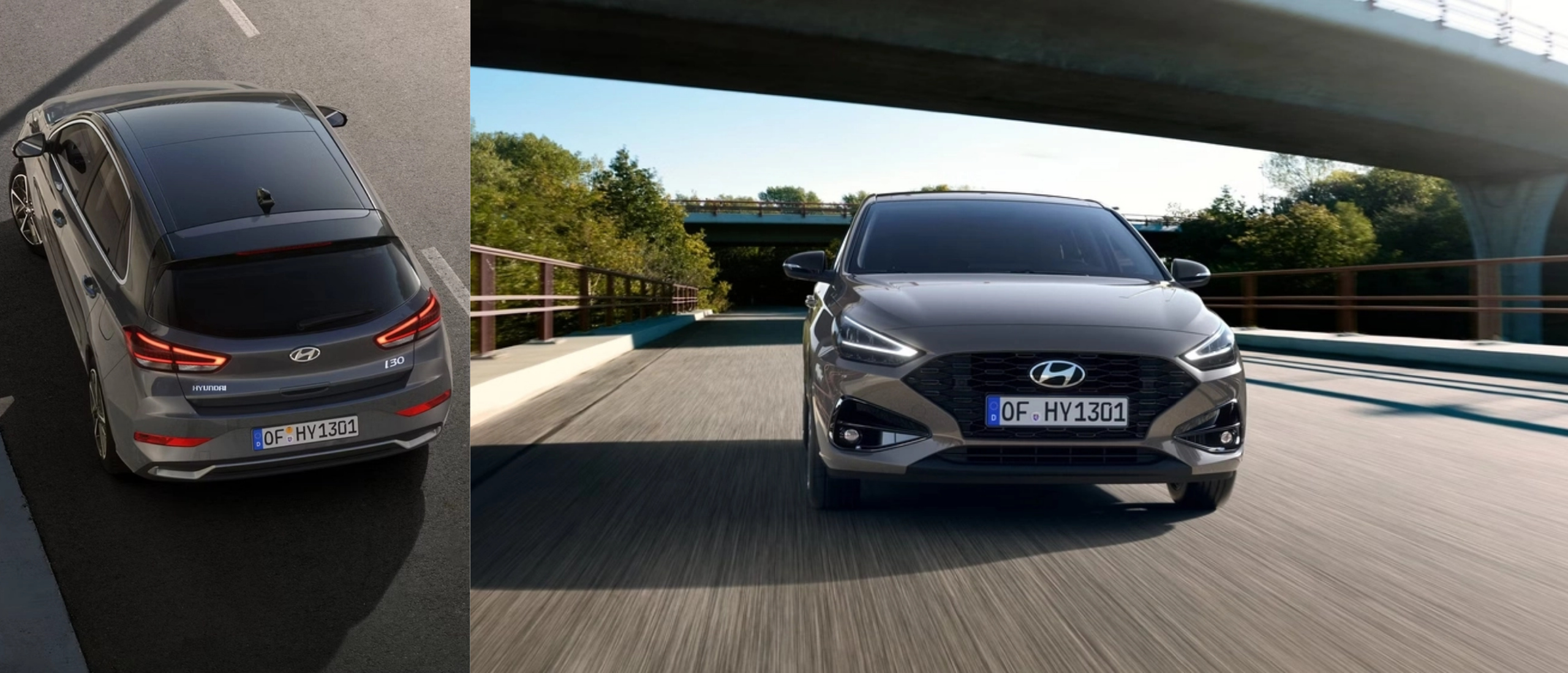 Hyundai i30 Heck & driving