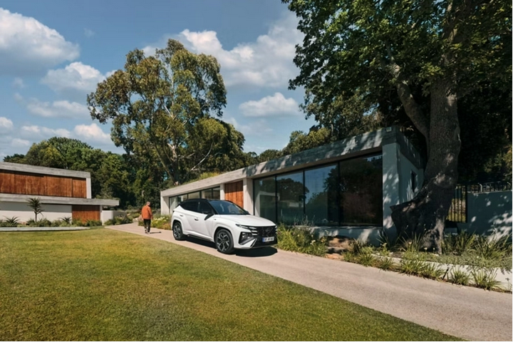 Hyundai Tucson außen dynamisch